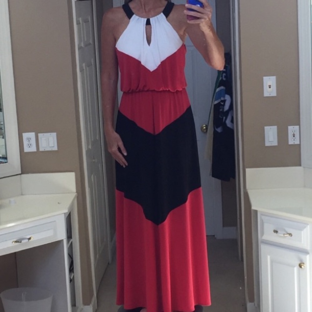 London Times maxi dress